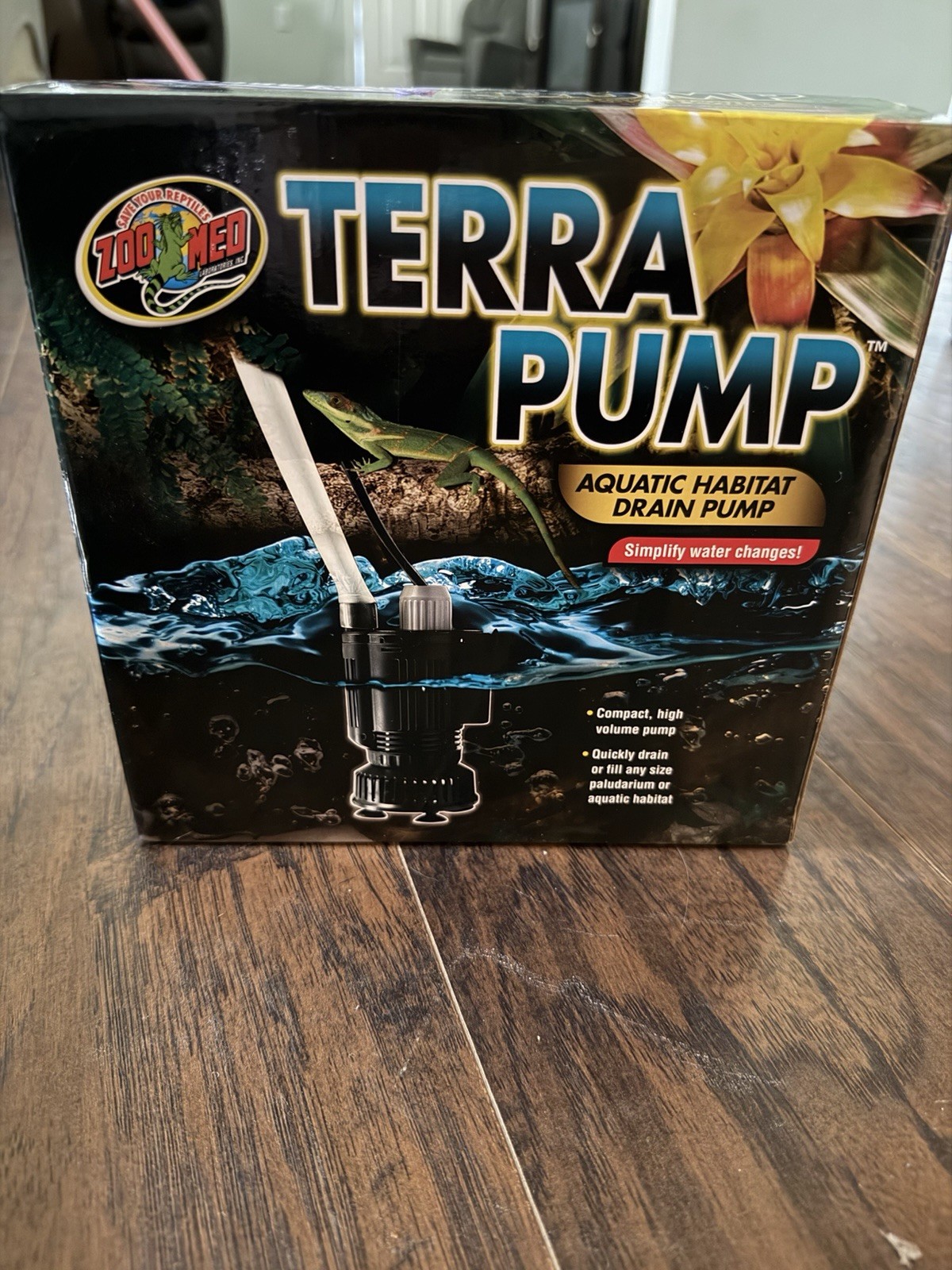 ZooMed Terra Pump Aquatic Habitat Drain Pump for Aquarium Fish, NIB
