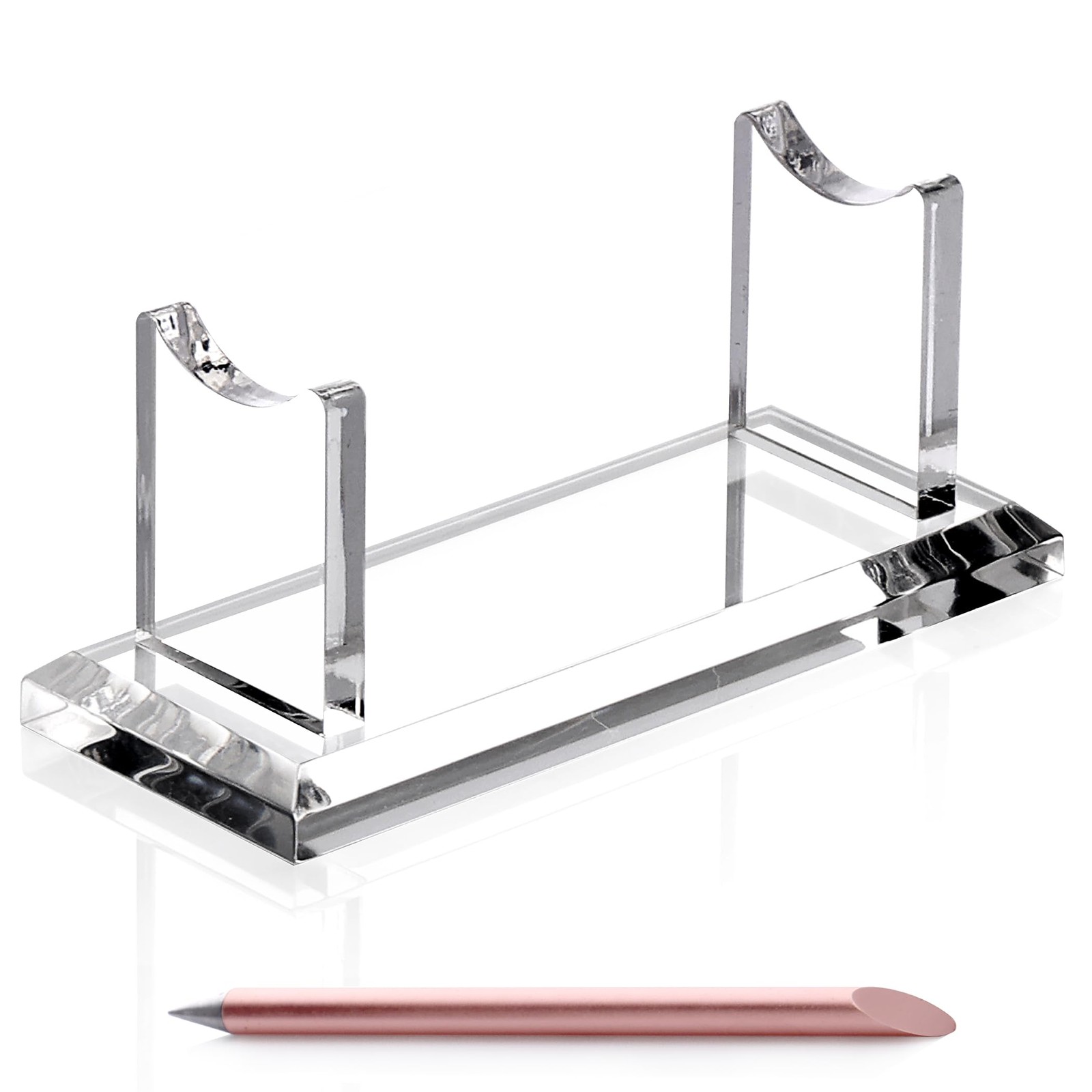 SANRUI Acrylic Pen Holder Display Stand, Shop Fountain Pencil Makeup Brush Ra...