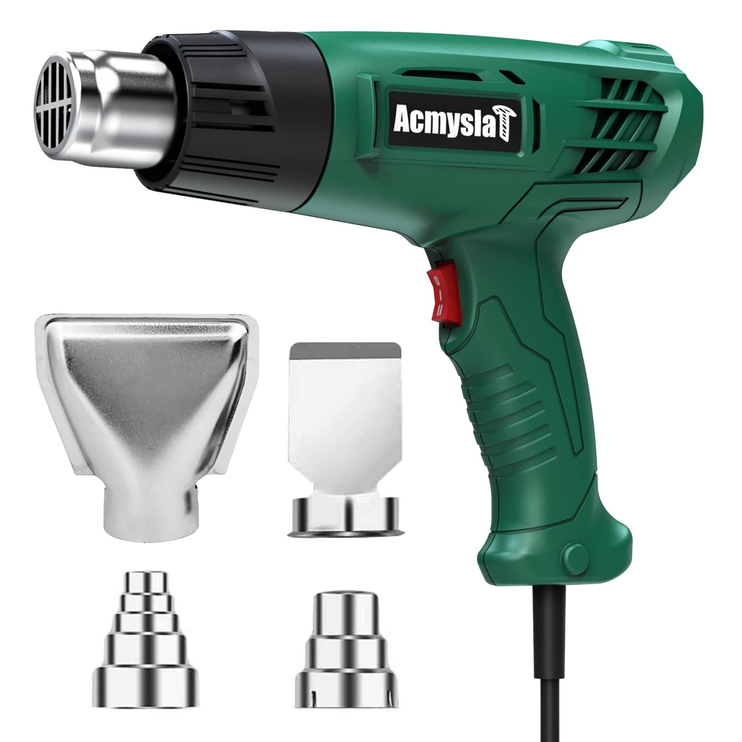 Heat Gun 1800w Heavy Duty Hot Air Gun Kit Dual Temperature Settings 572?~932? 3