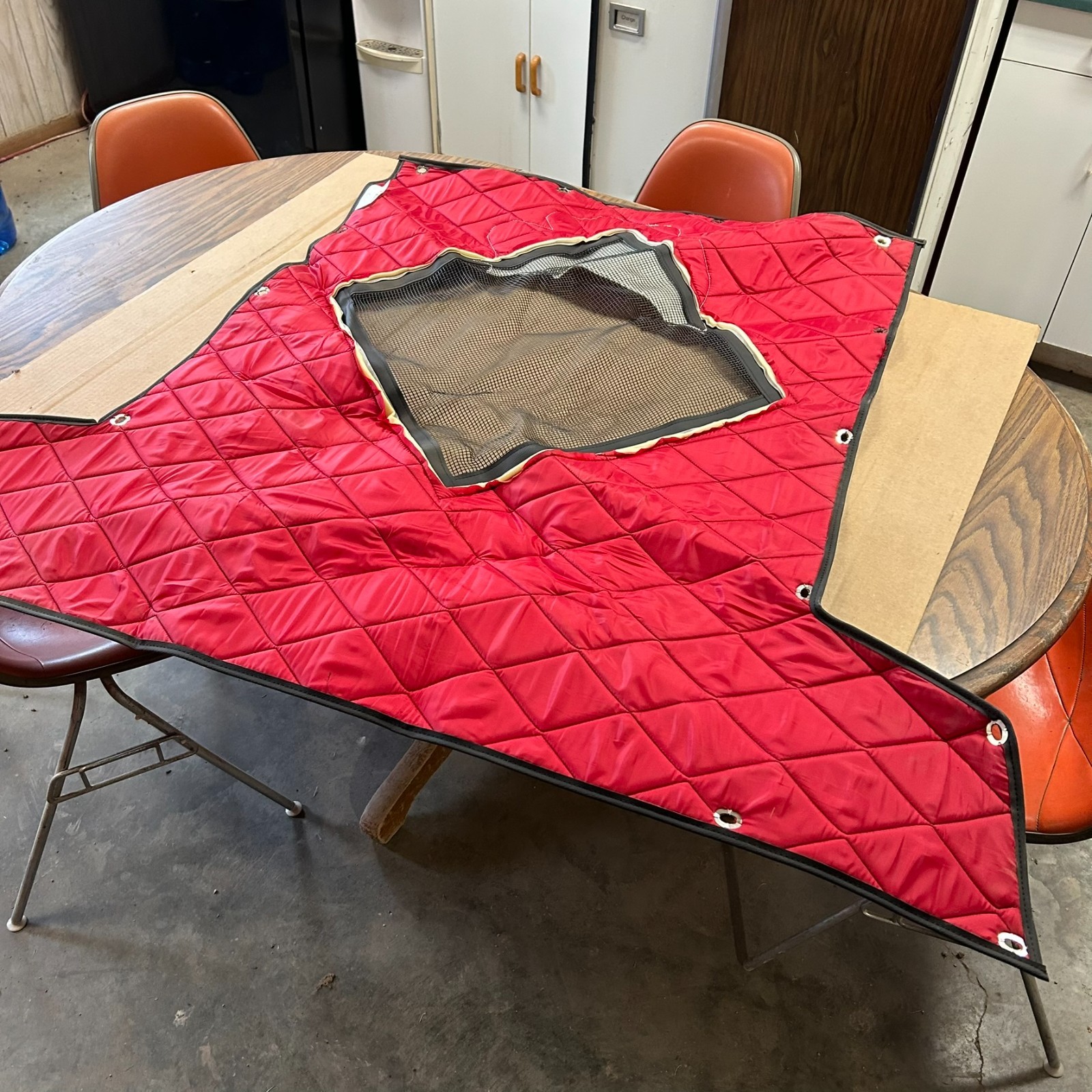 Peterbilt 352 quilted winter grill cover - NEW