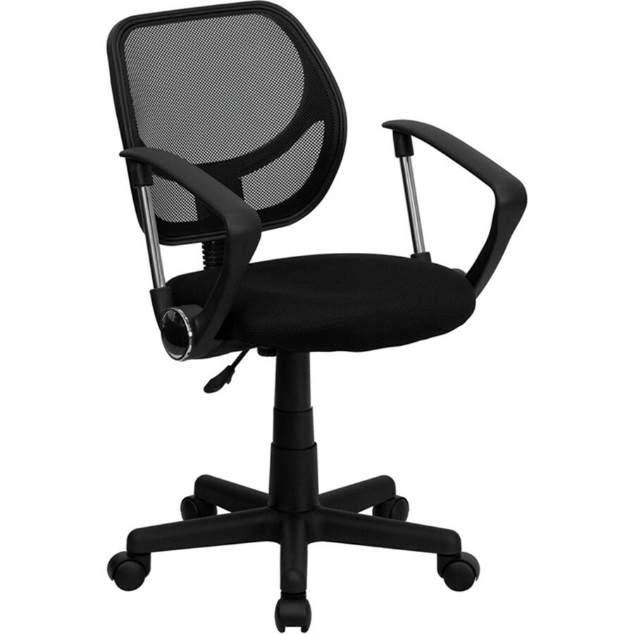 Flash Furniture Black Mesh Chair, Black - WA-3074-BK-A-GG