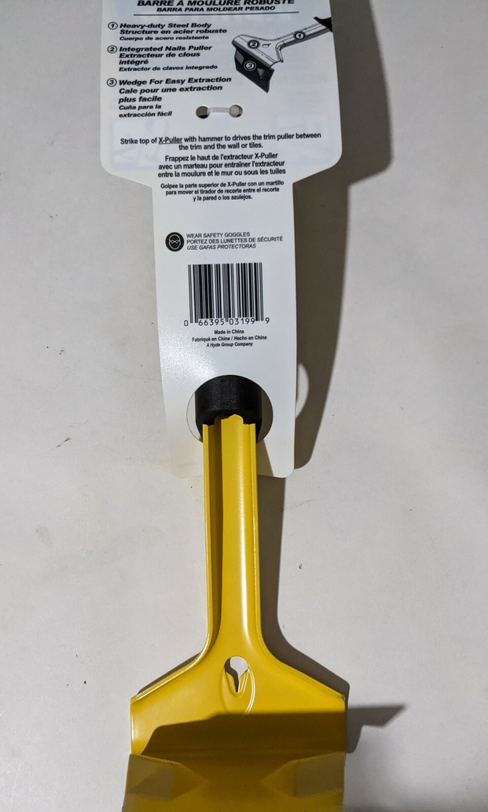Heavy Duty Molding Bar Nail Puller Hand Tool Tiles Flooring Home Construction