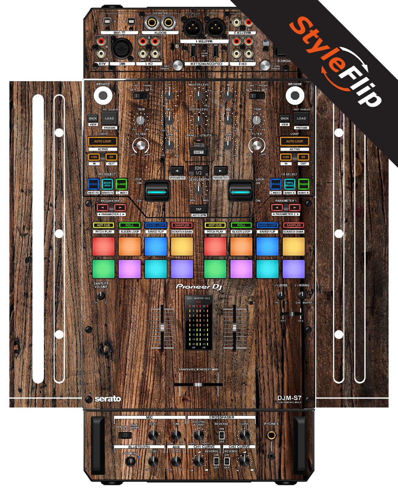 Pioneer DJM-S7 Skin | Wood 3 | Protective Decal | StyleFlip Skins