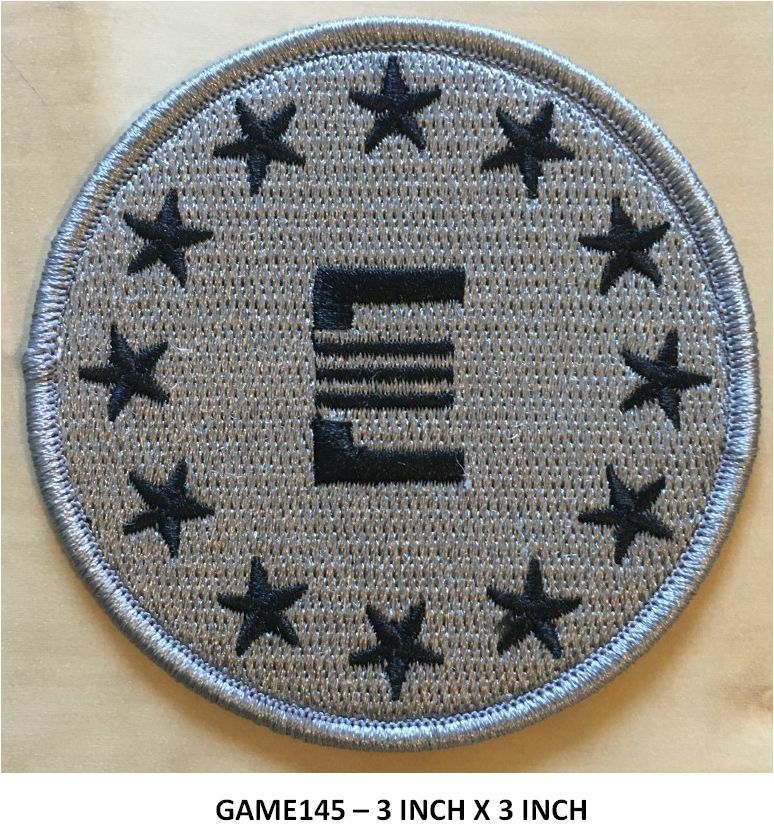 FALLOUT ENCLAVE BLACK ON GRAY PATCH - GAME145