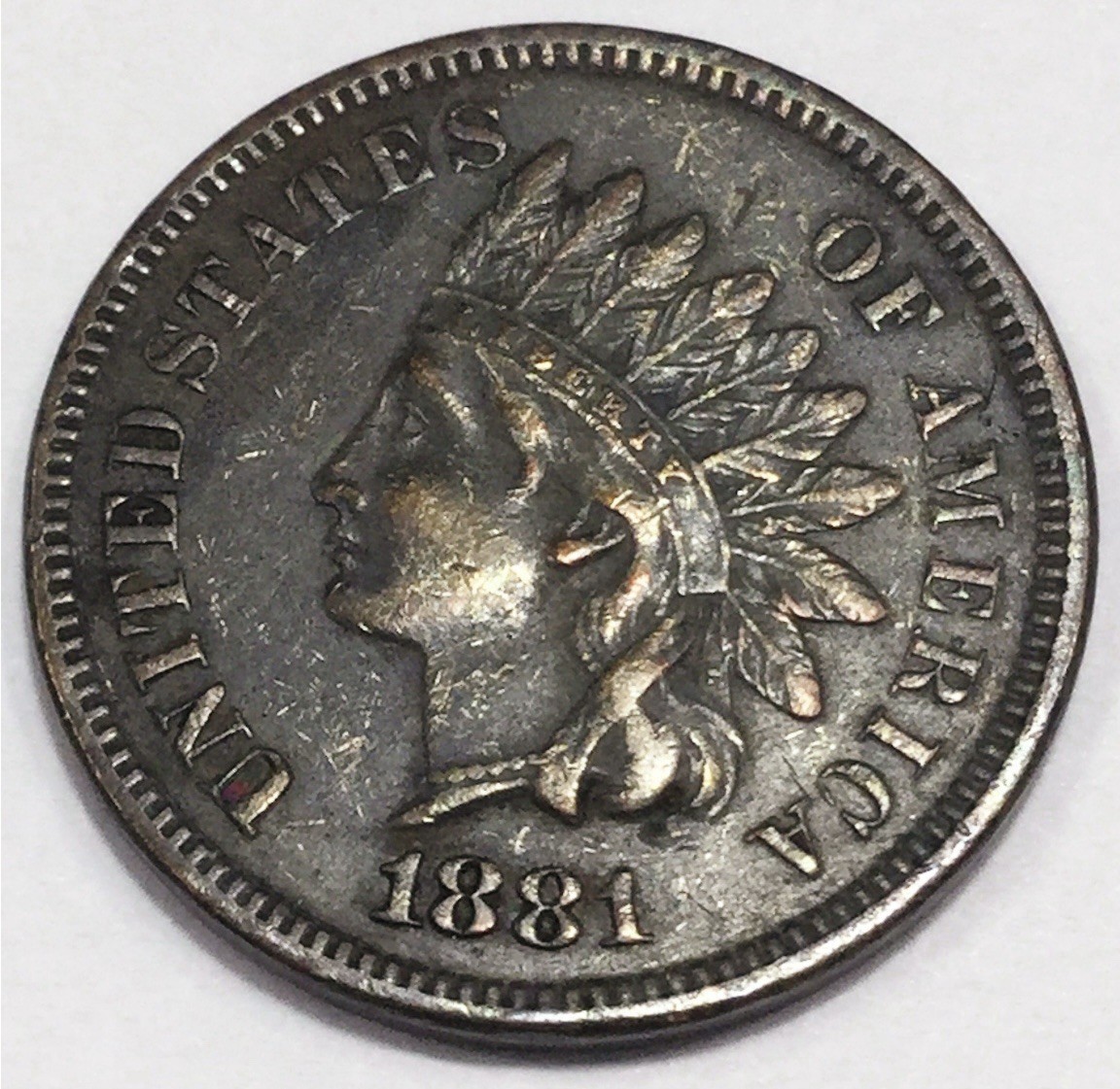 1881 BU Indian Head Cent MS+ BN Extremely Sharp Strike Bold LIBERTY PCGS Rare