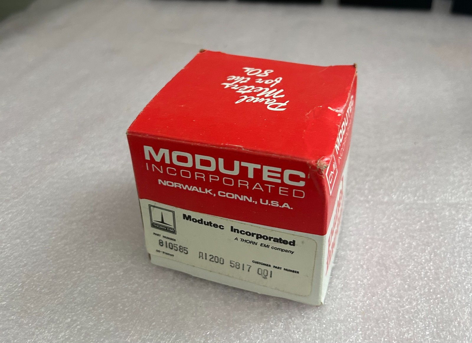 Modutec Panel Meter 810585-A1200-5817-001,  extrion for Varian CF3000/350D