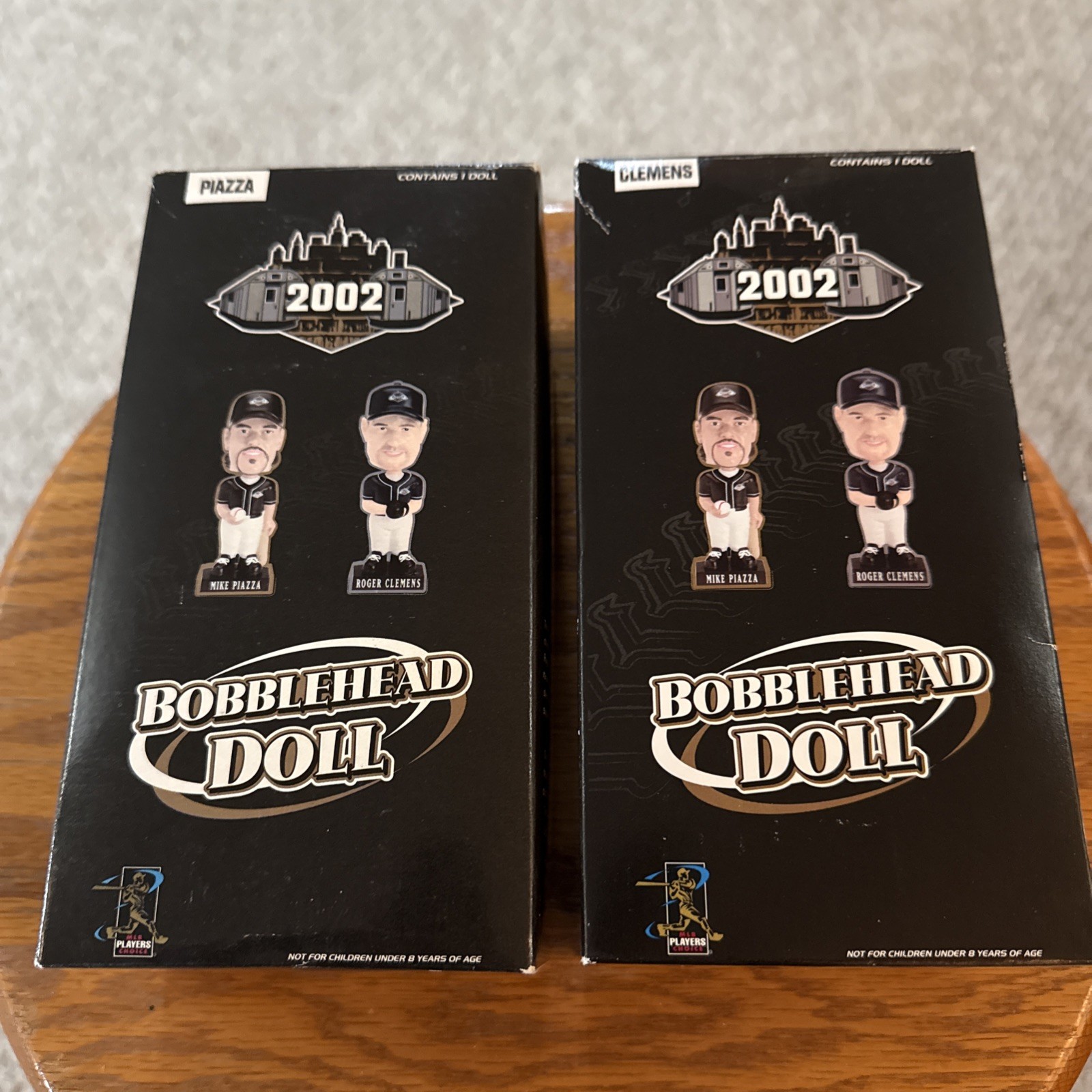 2002 MLB Trust for Children - Mike Piazza and Roger Clemens Bobblehead Lot