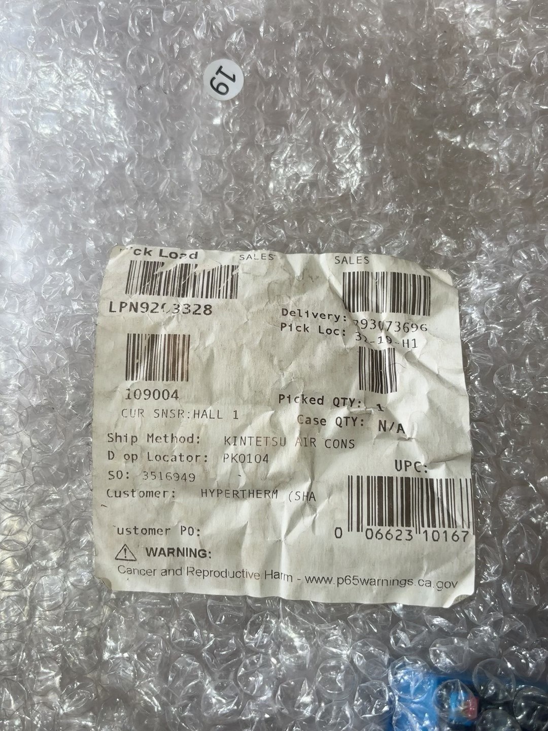 1PC NEW HYPERTHERM 109004 Hall Sensor overnight shipment FedEx/DHL