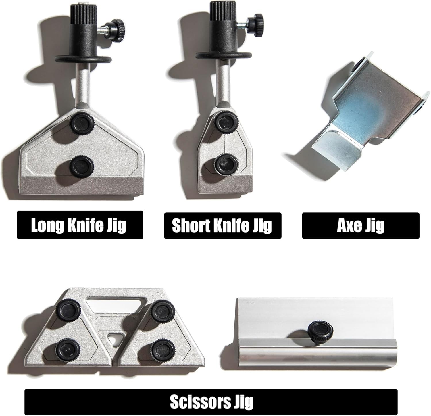 Sharpening Accessory Kit for Wet Sharpening System, Long Knife Jig, Short Knife