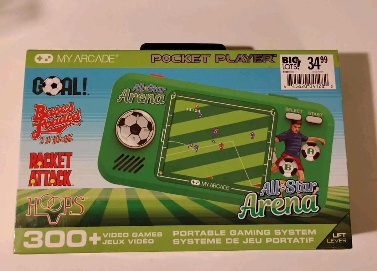 My Arcade All Star Arena Pocket Player 307-in-1 DGUNL-4128 Sealed