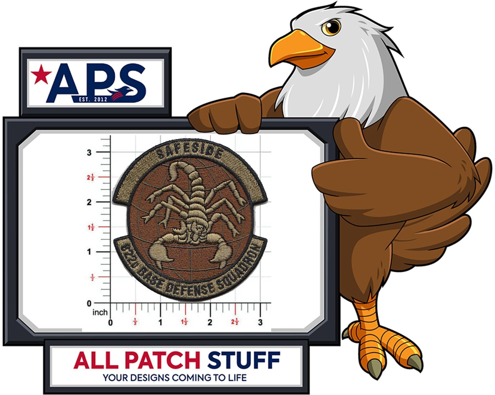 822d Base Defense Squadron OCP Patch
