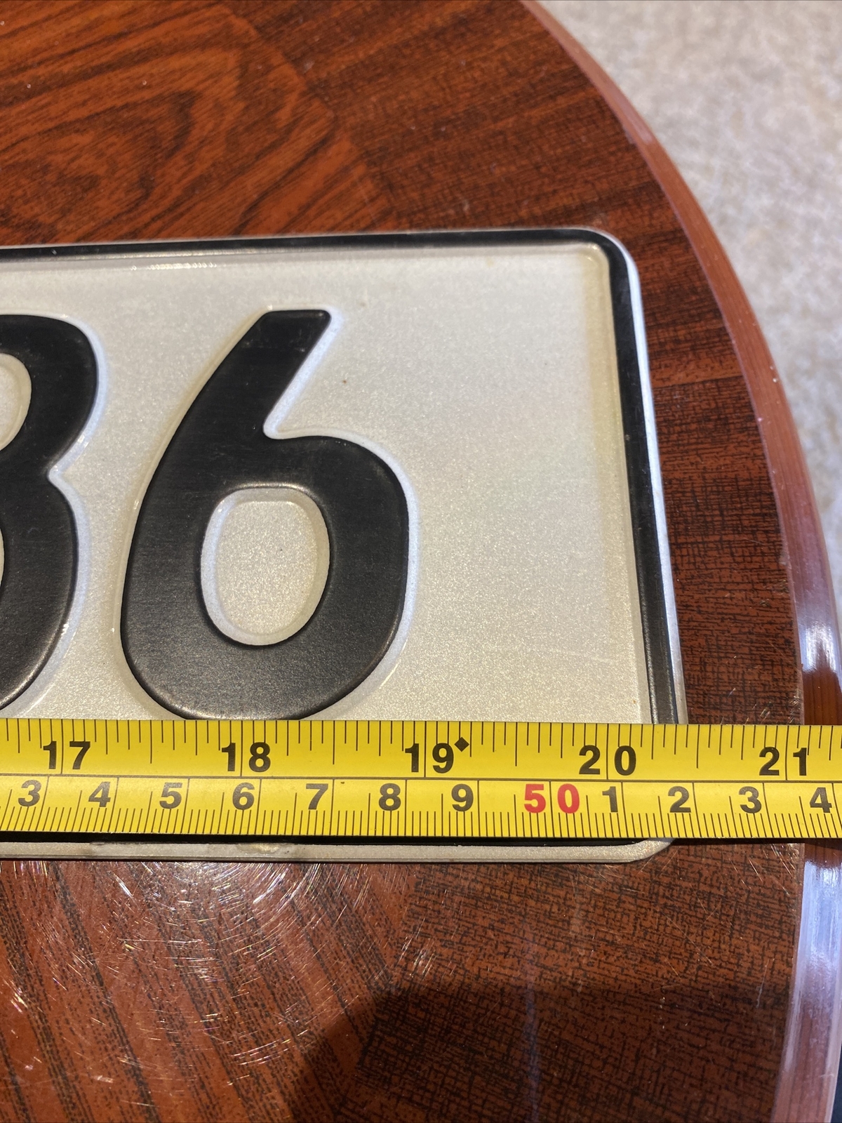European License Plate