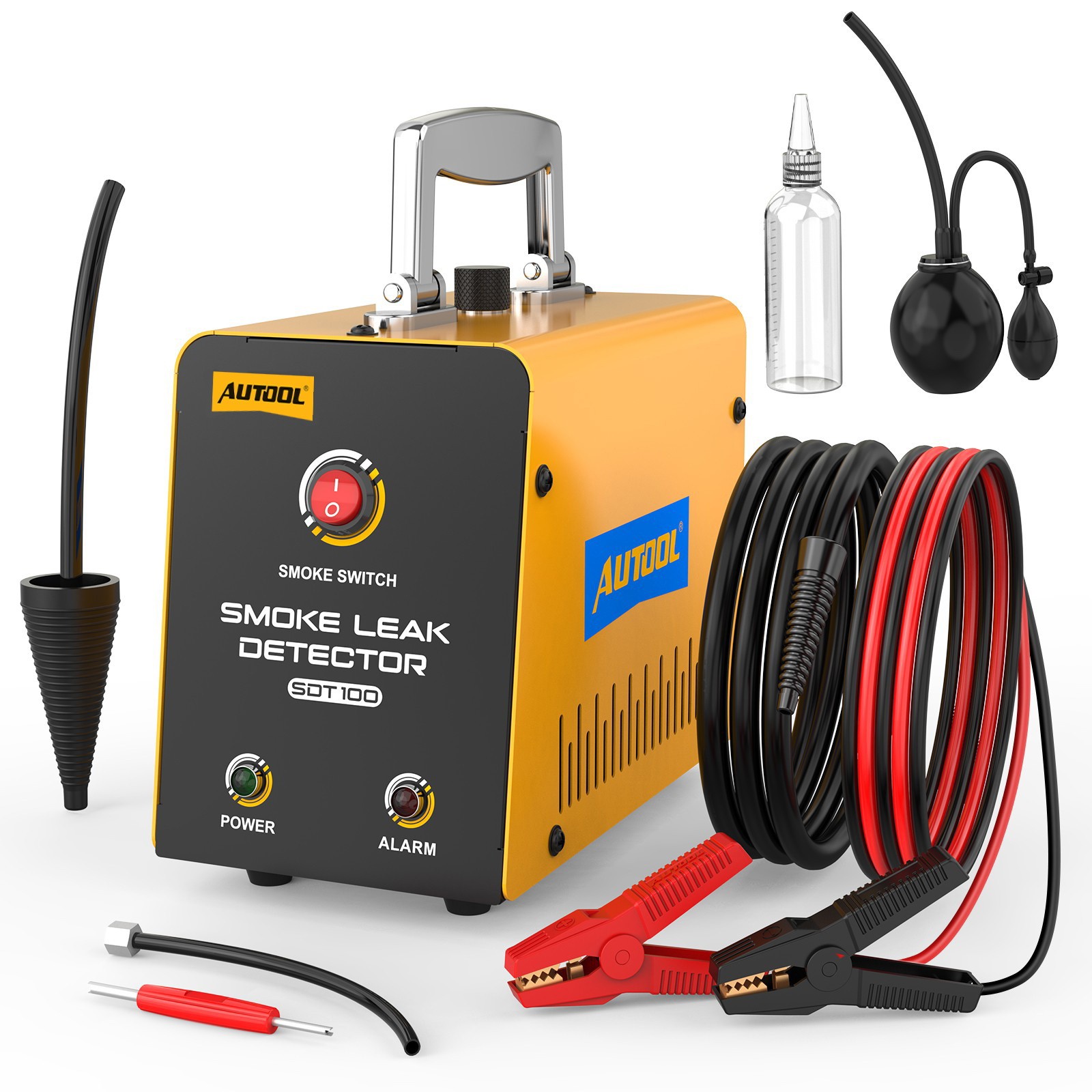 Automotive Smoke Machine Leak Detector EVAP Pipe System Vacuum Diagnostic Tester