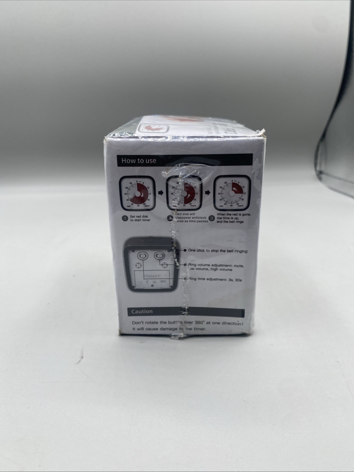 Yunbaoit 60 Minute Visual Timer Damage Box