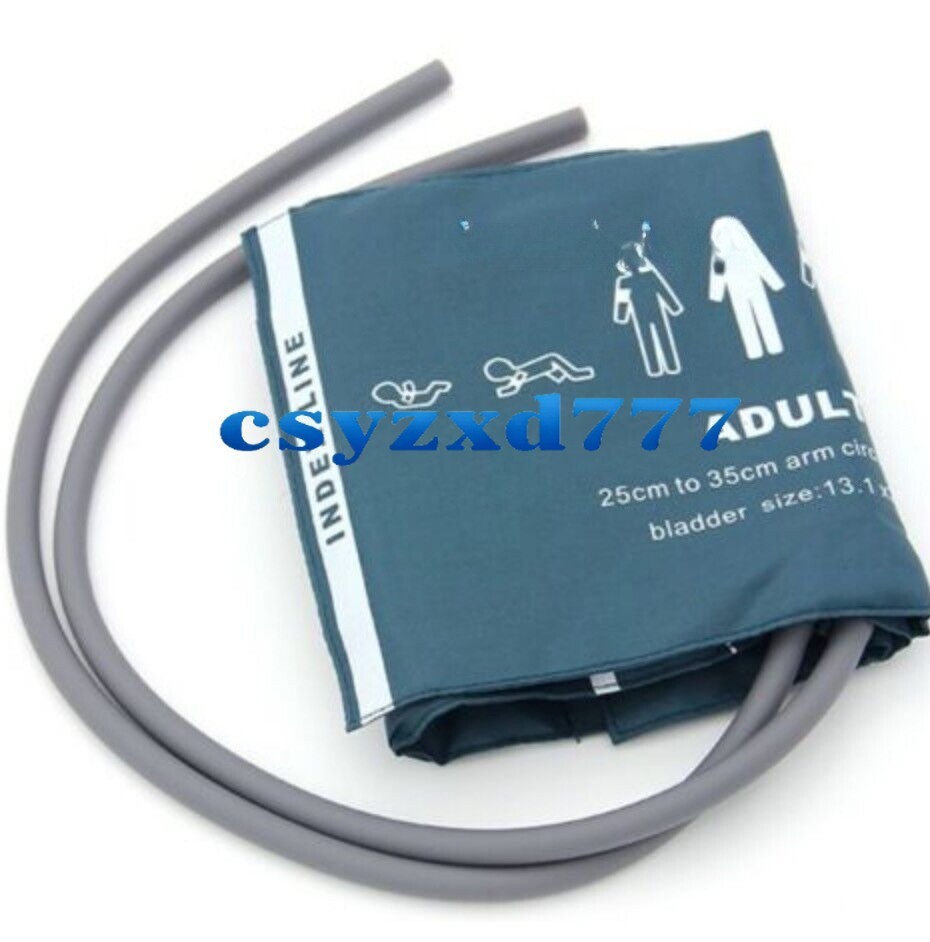 10pcs 25-35cm Adult Blood Pressue Arm Monitor NIBP Cuff Nylon Double Tube