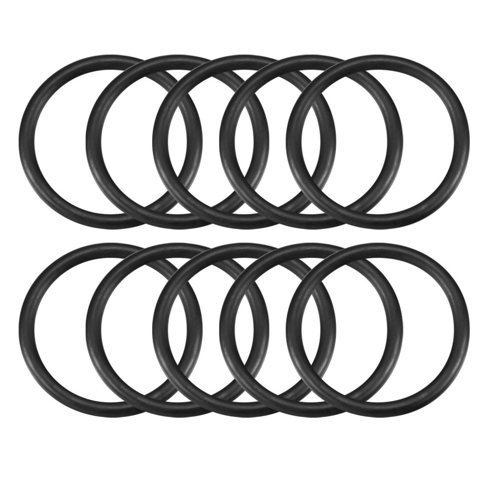 Black rubber seals 5x55mm (10 pieces)