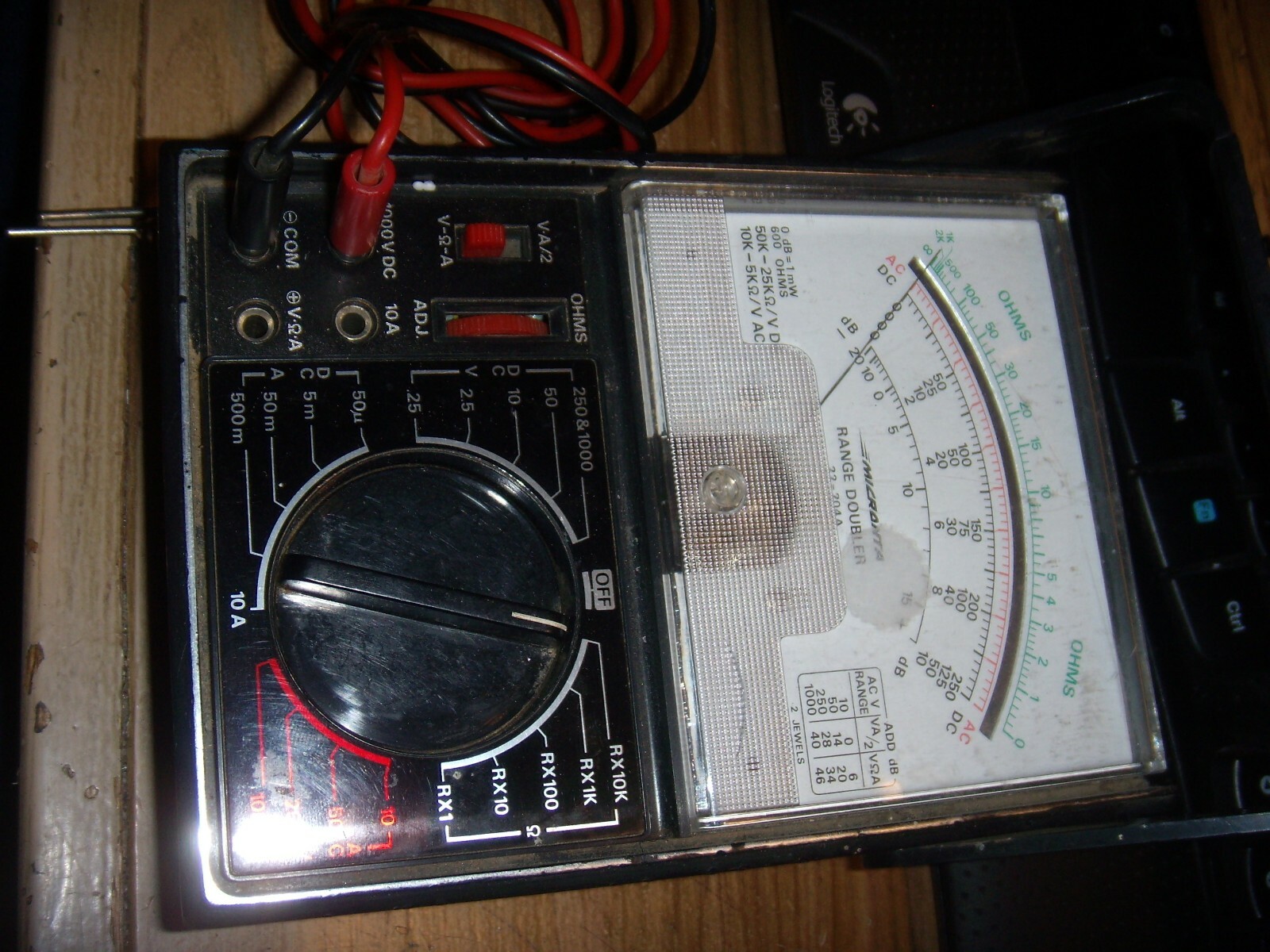 VINTAGE MICRANTA OHMS METER  RANGE DOUBLER #22-204A