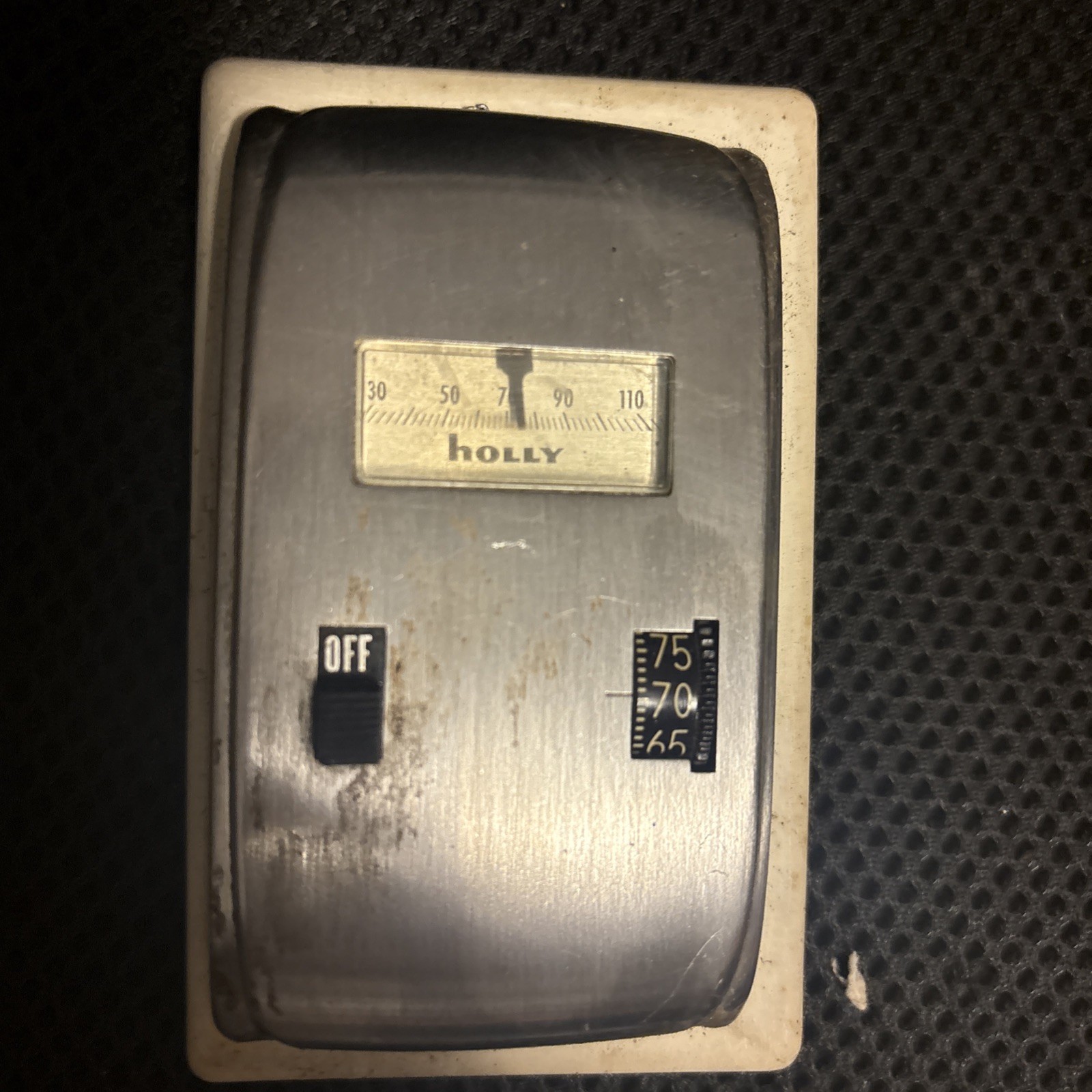Vintage & RARE holly Thermostat ▪︎ 1950s Mid Century & worked when changed out