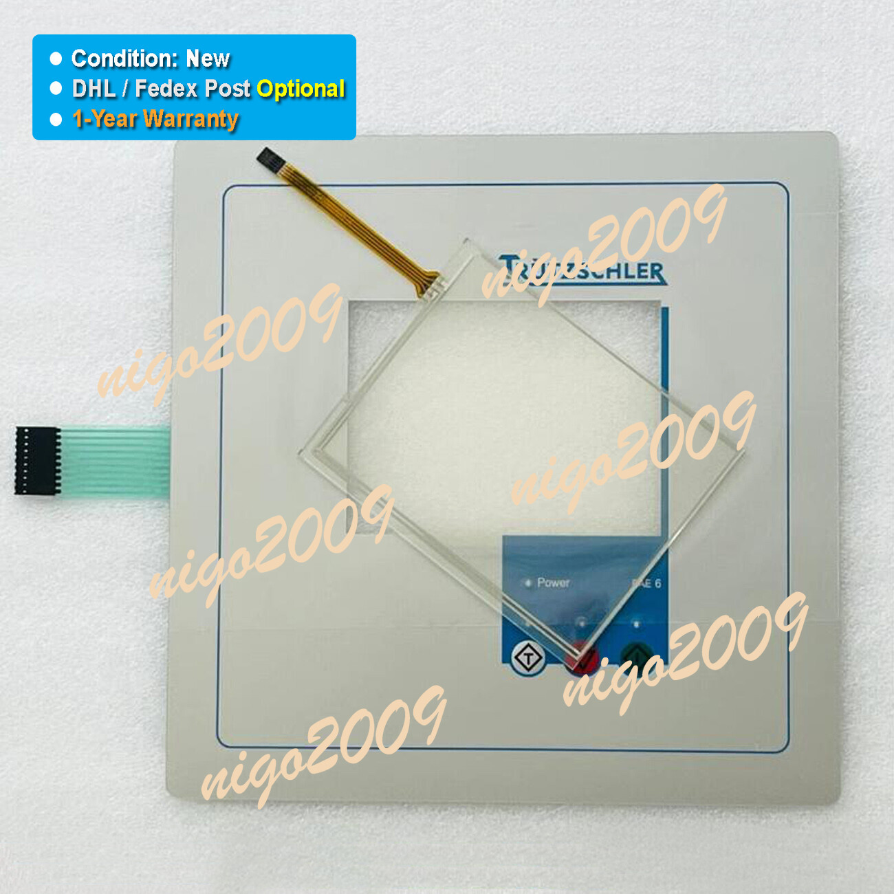 New Touch Screen Membrane Key Foil Fit for TRUTZSCHLER BAE 6 BAE6 1-YearWarranty