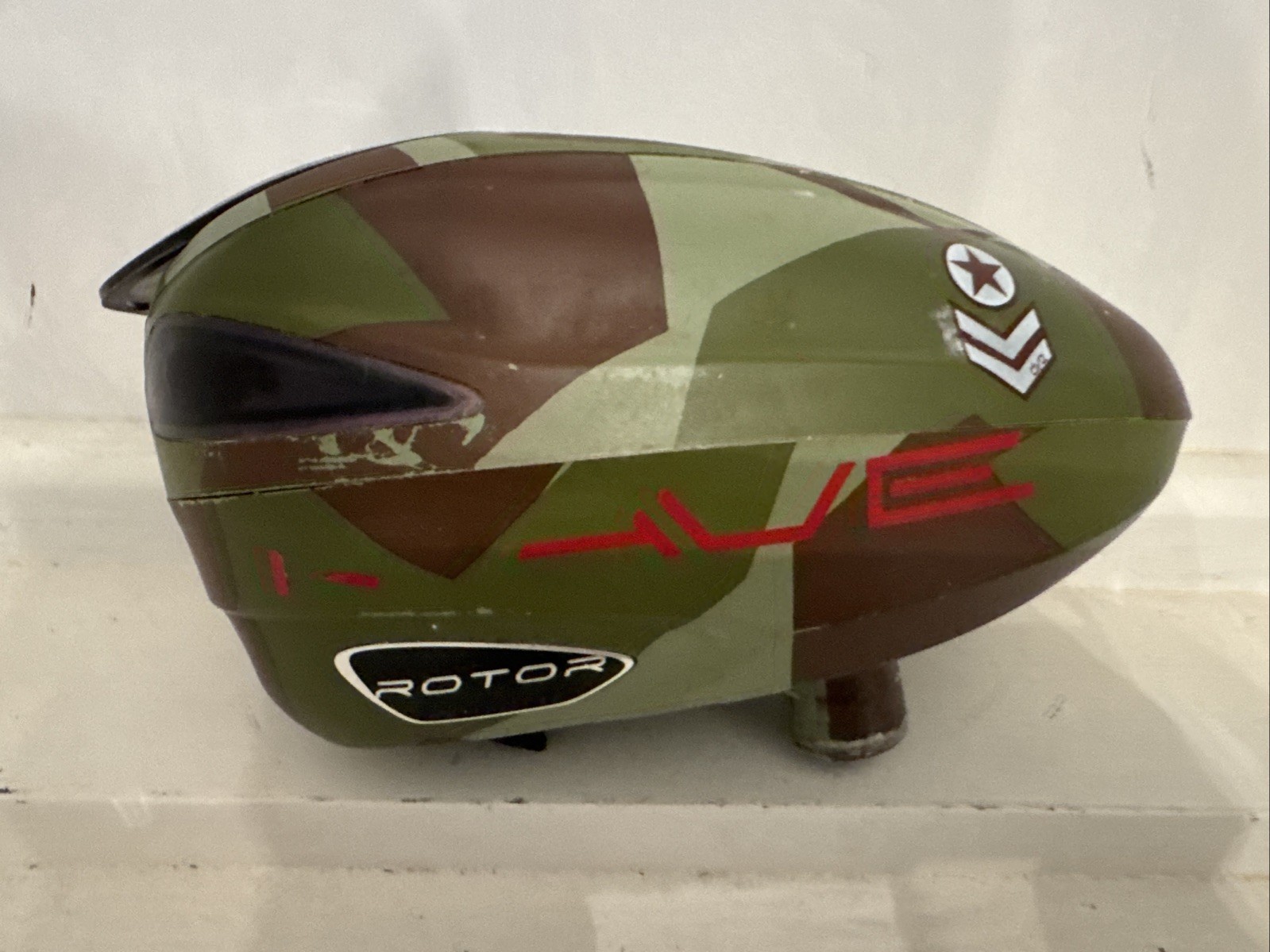 Camouflage Dye Rotor Paintball Hopper Loader camo