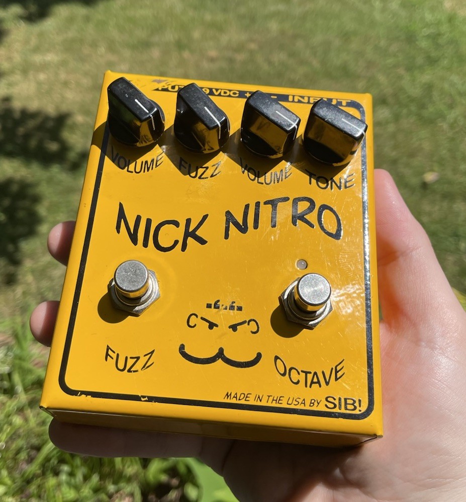 SIB Electronics Nitro Nick Octave Fuzz  Pedal Yellow (LOWEST PRICE ONLINE)