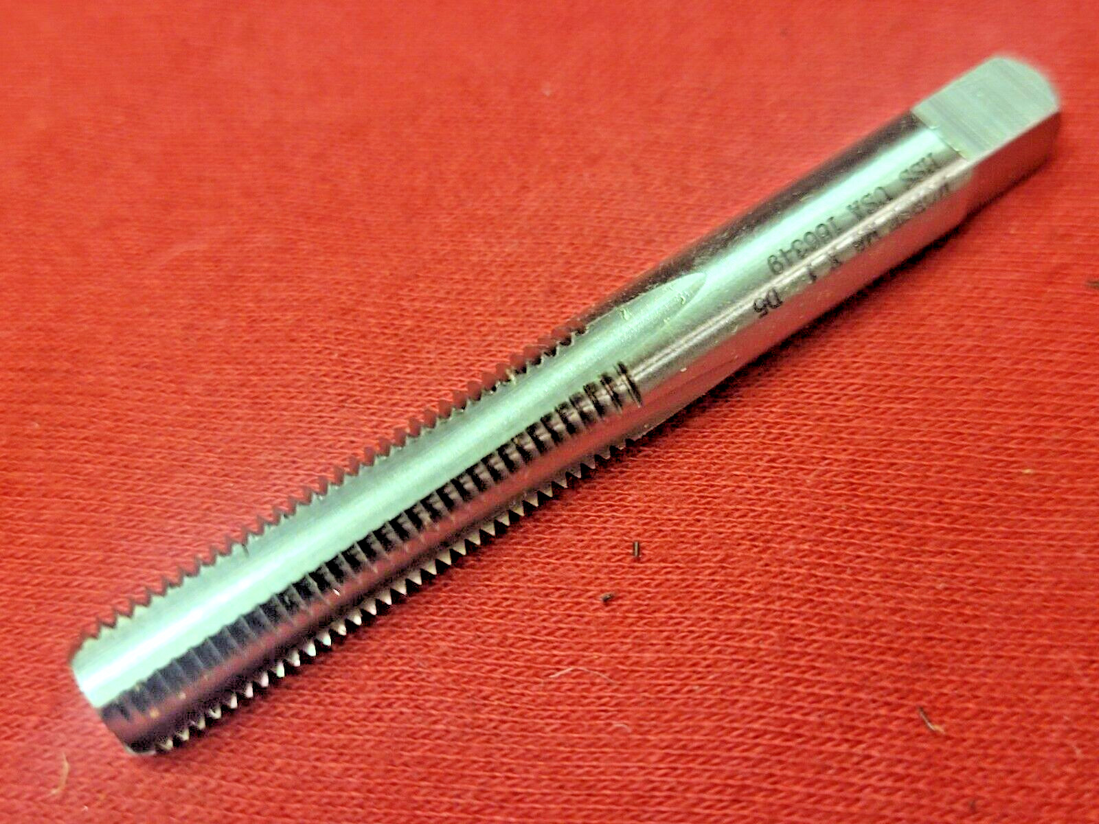 M8 X 1.0 8MM Bottom Hand Tap Morse MT3838120 HSS USA RH D5 Metric 4 Flute