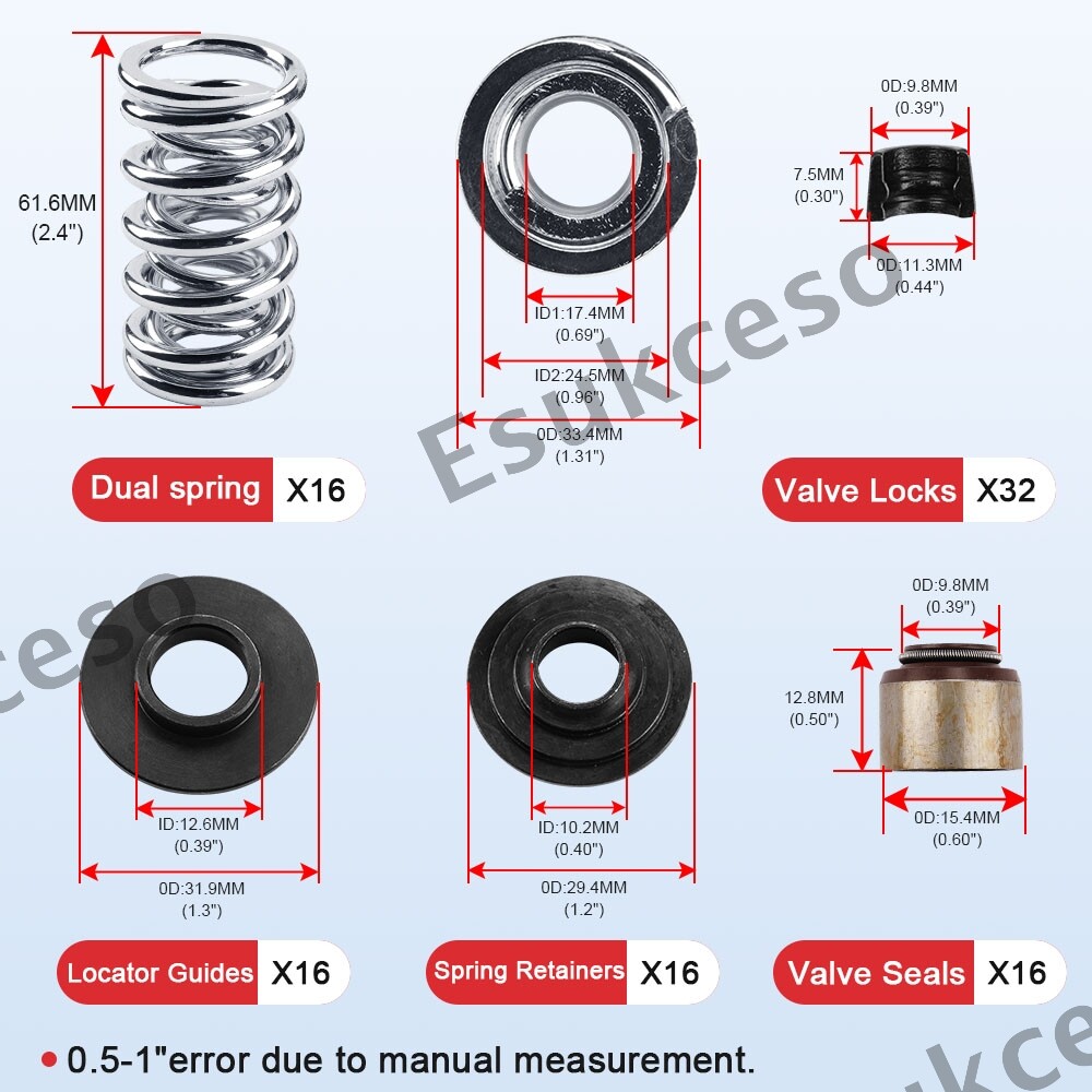 BTR .660" Platinum Dual Valve Spring Kit for LS 4.8 5.3 5.7 6.0 6.2