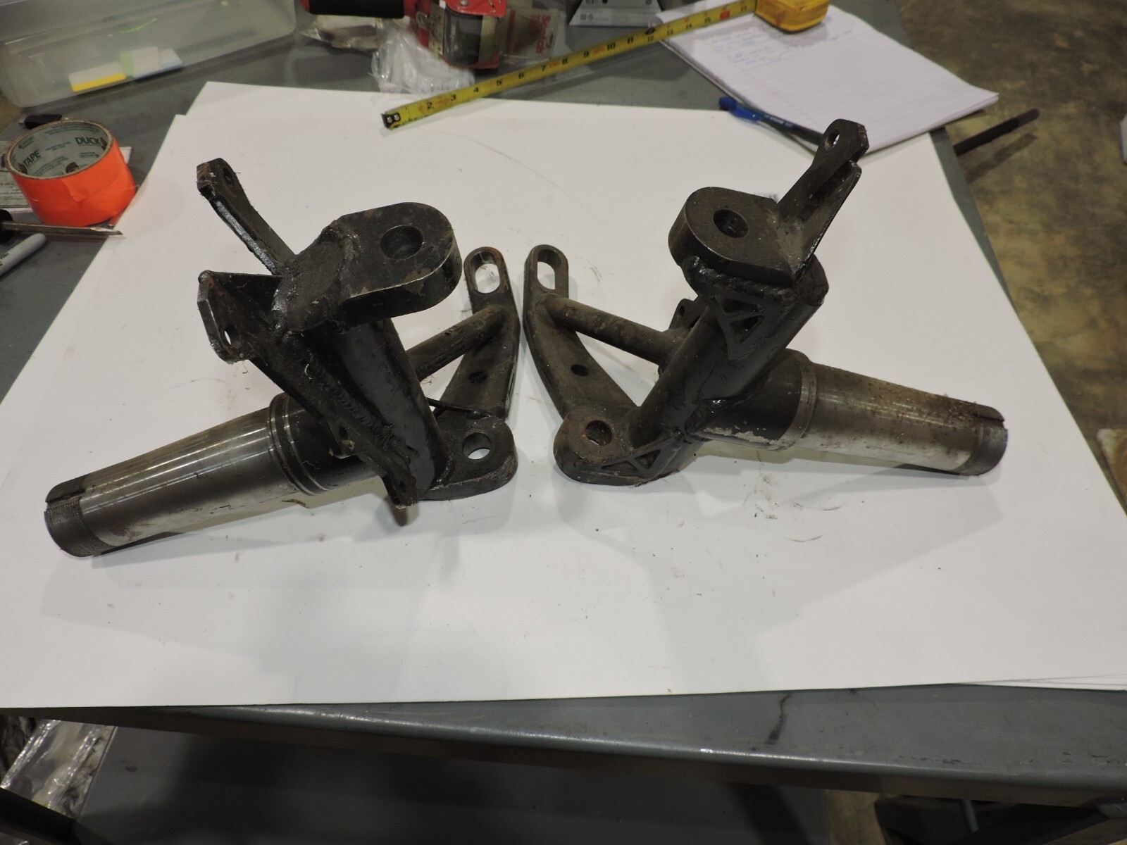 Late Model SuperTruck Spindles Wide 5 Pair  8 1/2" tall 4" CP Late Model  Nascar
