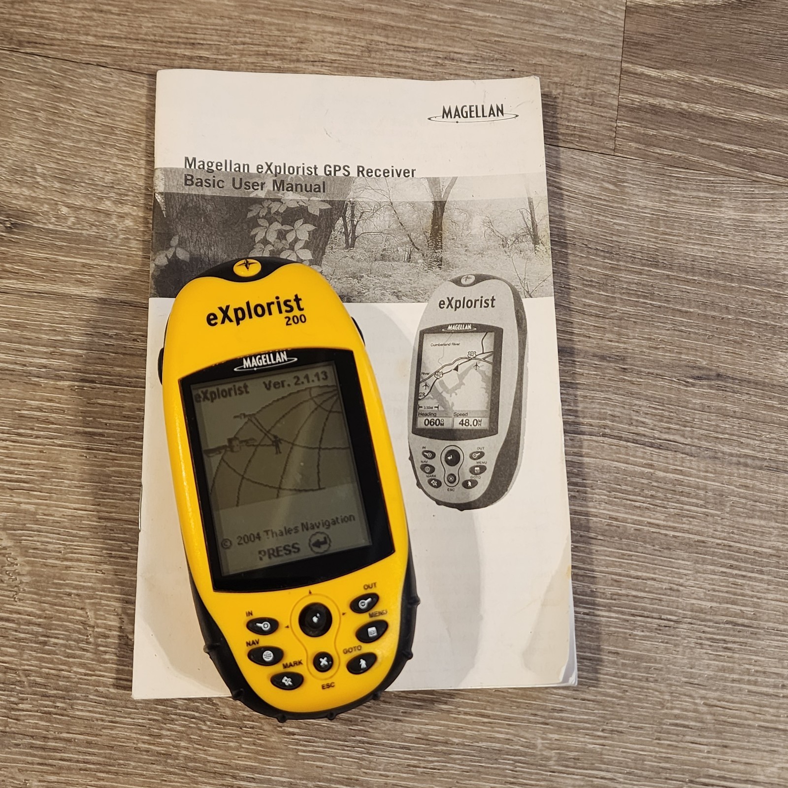 Magellan eXplorist 200 Handheld GPS With Manual