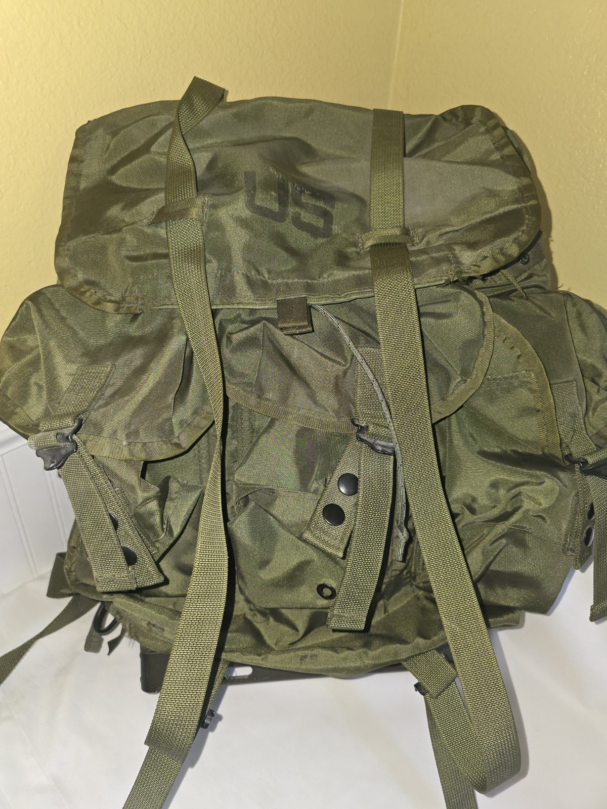 AMERTEX Field Pack Combat LC-1 Medium Nylon 8465-01-019-9102 Aluminum Frame