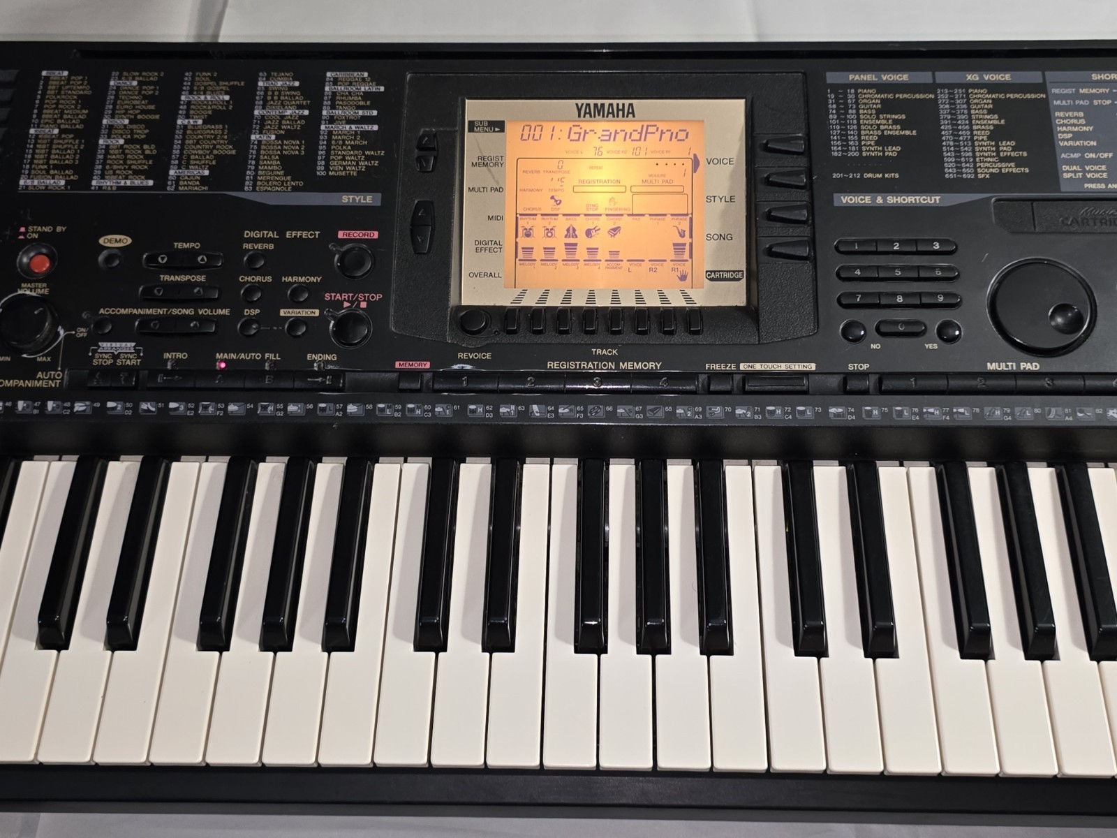 Two Keys Need Repaired Yamaha Electronic Keyboard: PSR-530