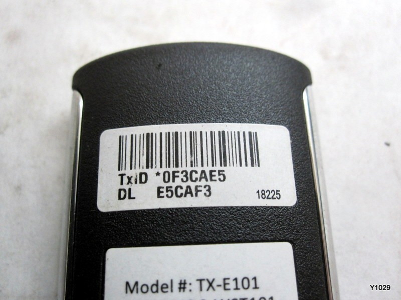 Ecolink TX-E101 4-Button Wireless Remote, Qolsys/GE & Interlogix Compatible