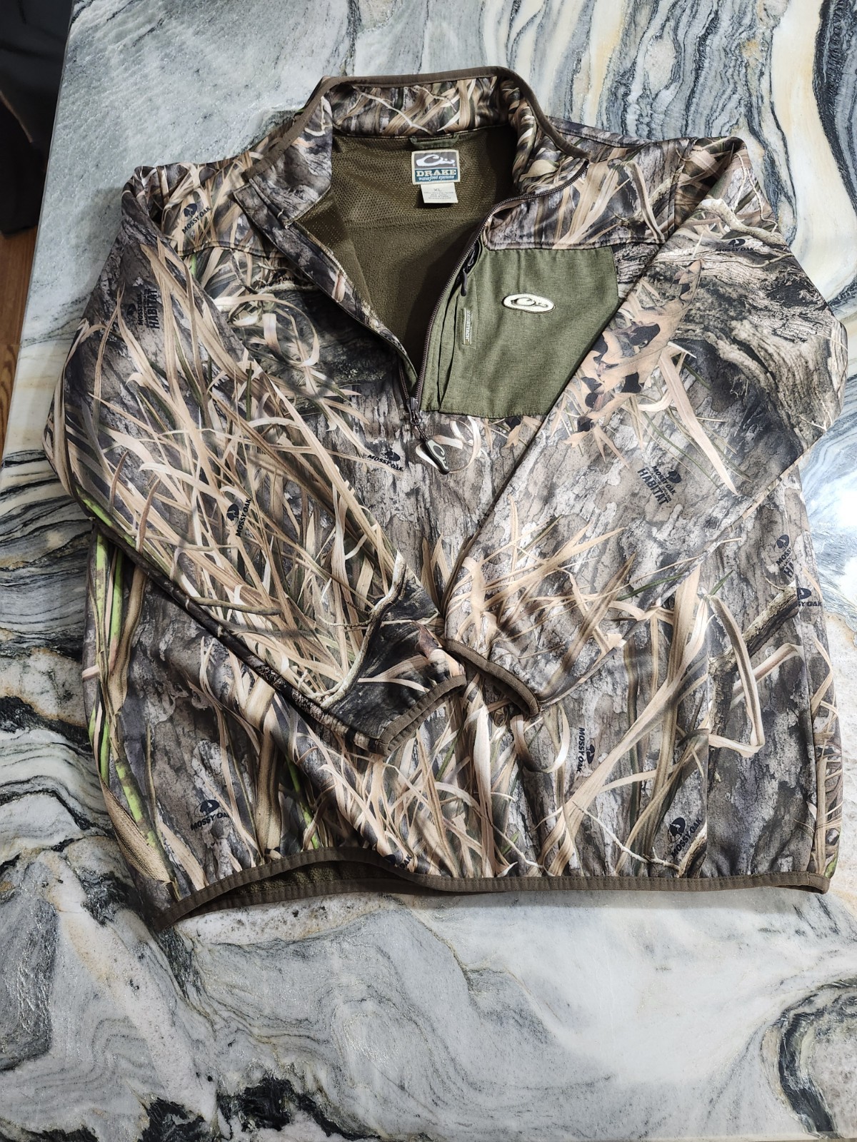 Drake Waterfowl System 1/4 Zip Mens Pullover XL