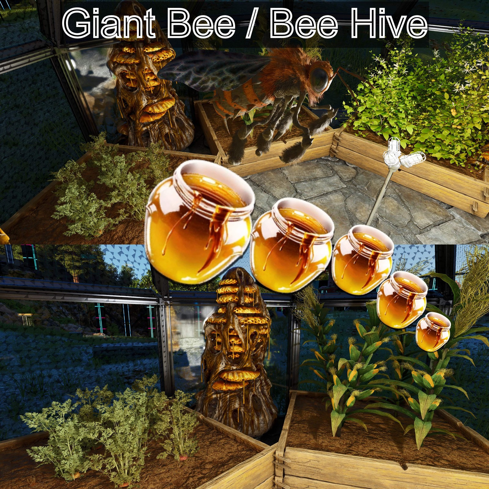 ASA PVE 🦖ARK Survival Ascended Giant Bee / Bee Hive