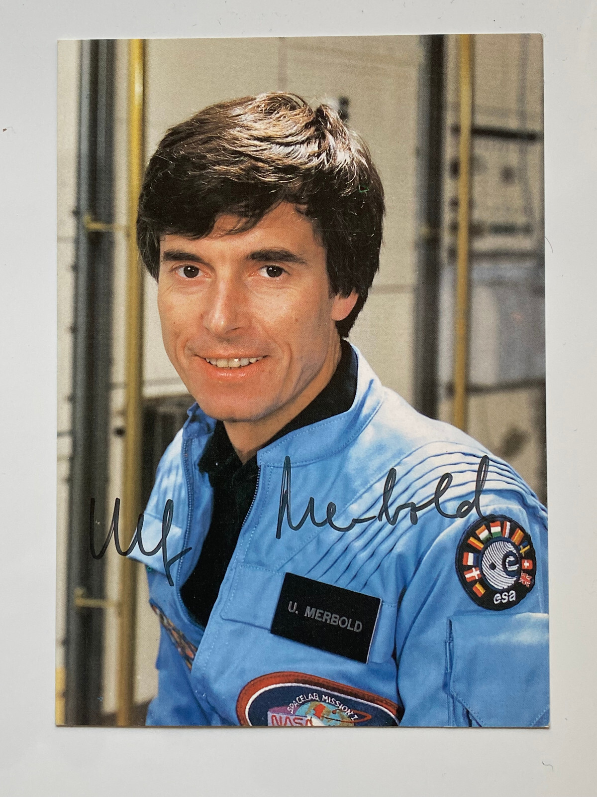 Astronaut Ulf Merbold - Original Autograph - Size 15 x 10 cm