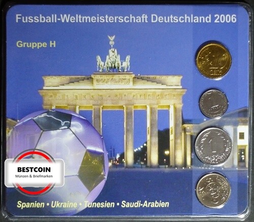 FRG/WORLD motif set for the football World Cup 2006 of group H with small coins 1501182