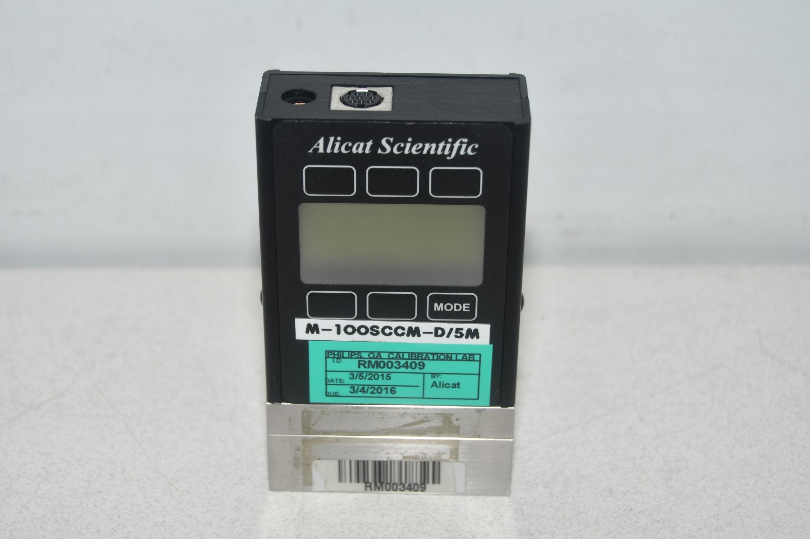 ^ Alicat M-100SCCM-D/5M Gas: N2 Flow Controller #X8374