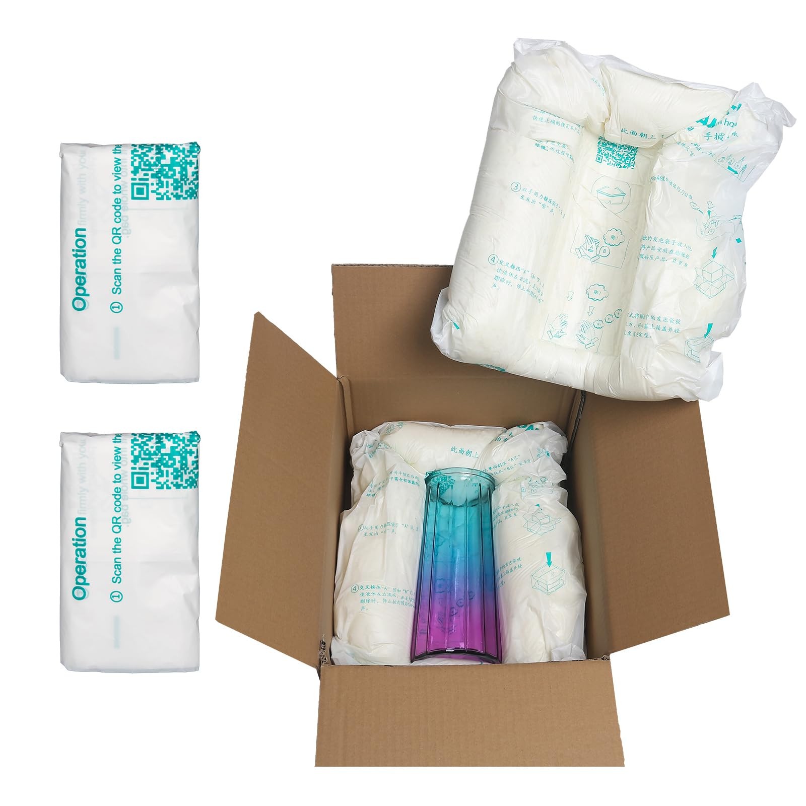 Expanding Foam Bag Quick 18"x22" for Shipping 2 Pack Faster Foaming Better Sh...