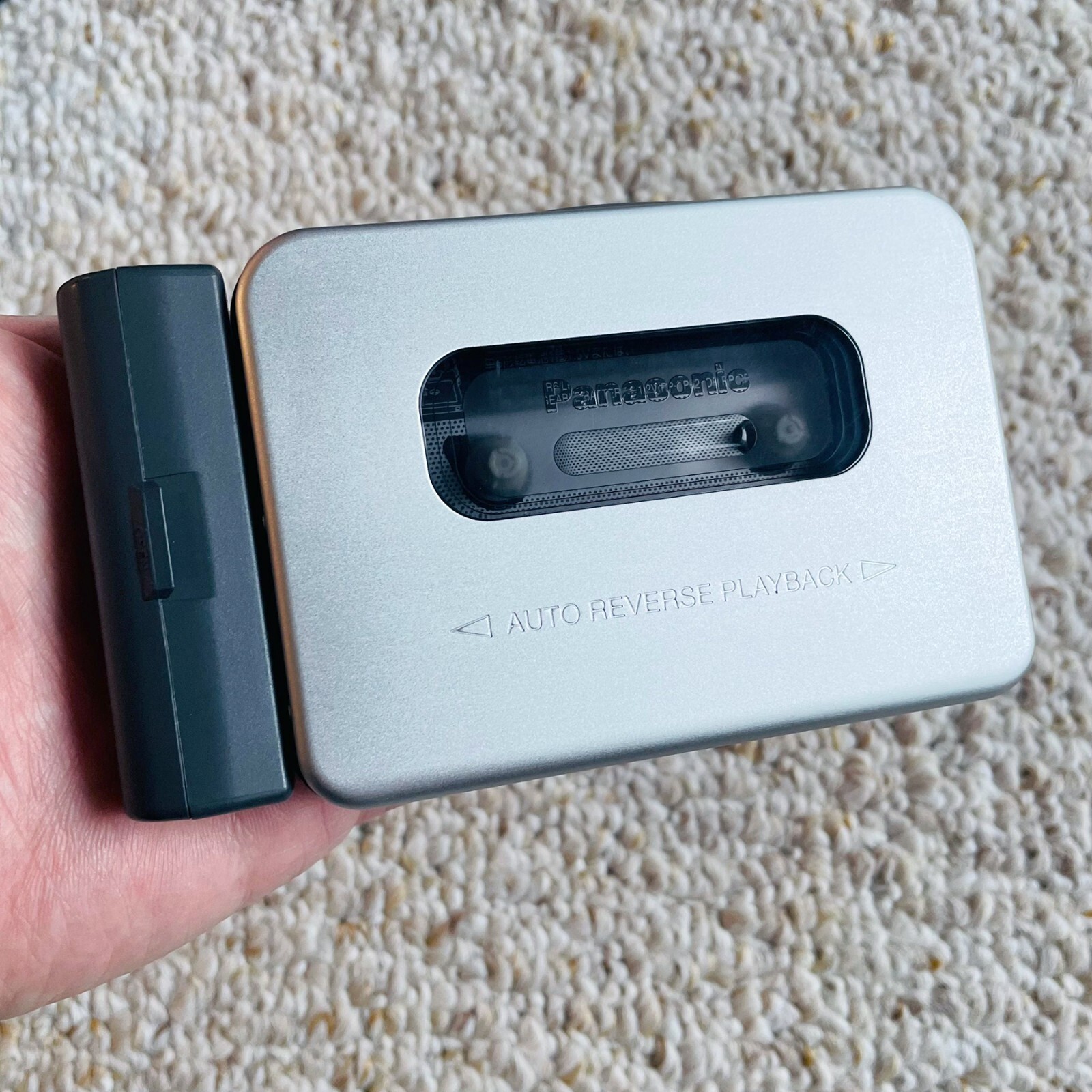 [RARE BOX] PANASONIC SX50 Walkman Cassette Player, Awesome Silver, Working !