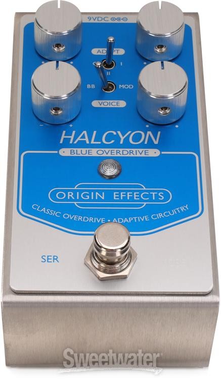 Origin Effects Halcyon Blue Overdrive Pedal
