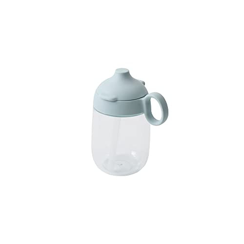 Kinto 26450 Bonbo Straw Mug  Blue Gray  9.2 fl oz (260 ml)  For Baby and Kids