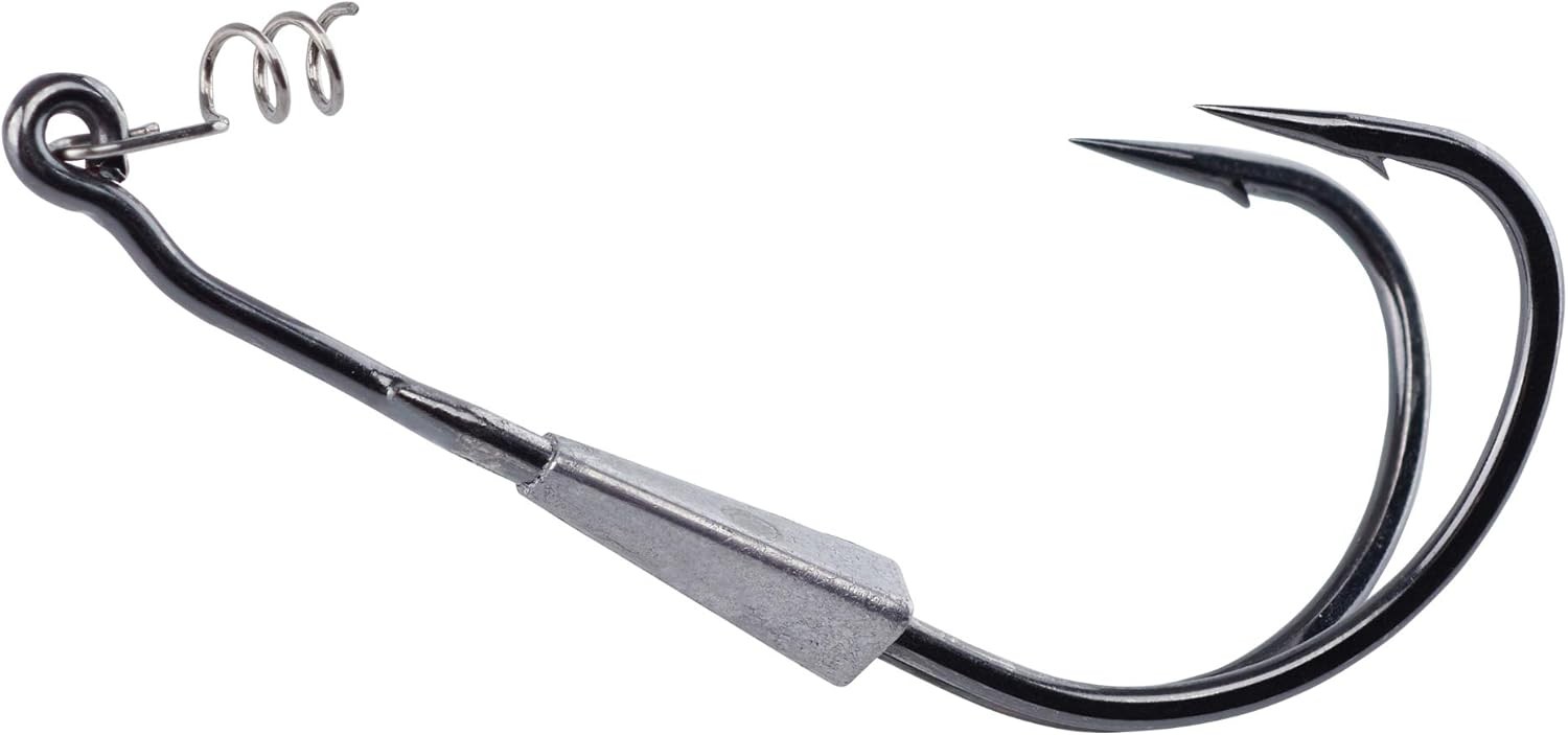 Berkley Fusion19 Wide Gap Live Bait Hooks, Size 4 Fishing 5/0, Smoke Satin