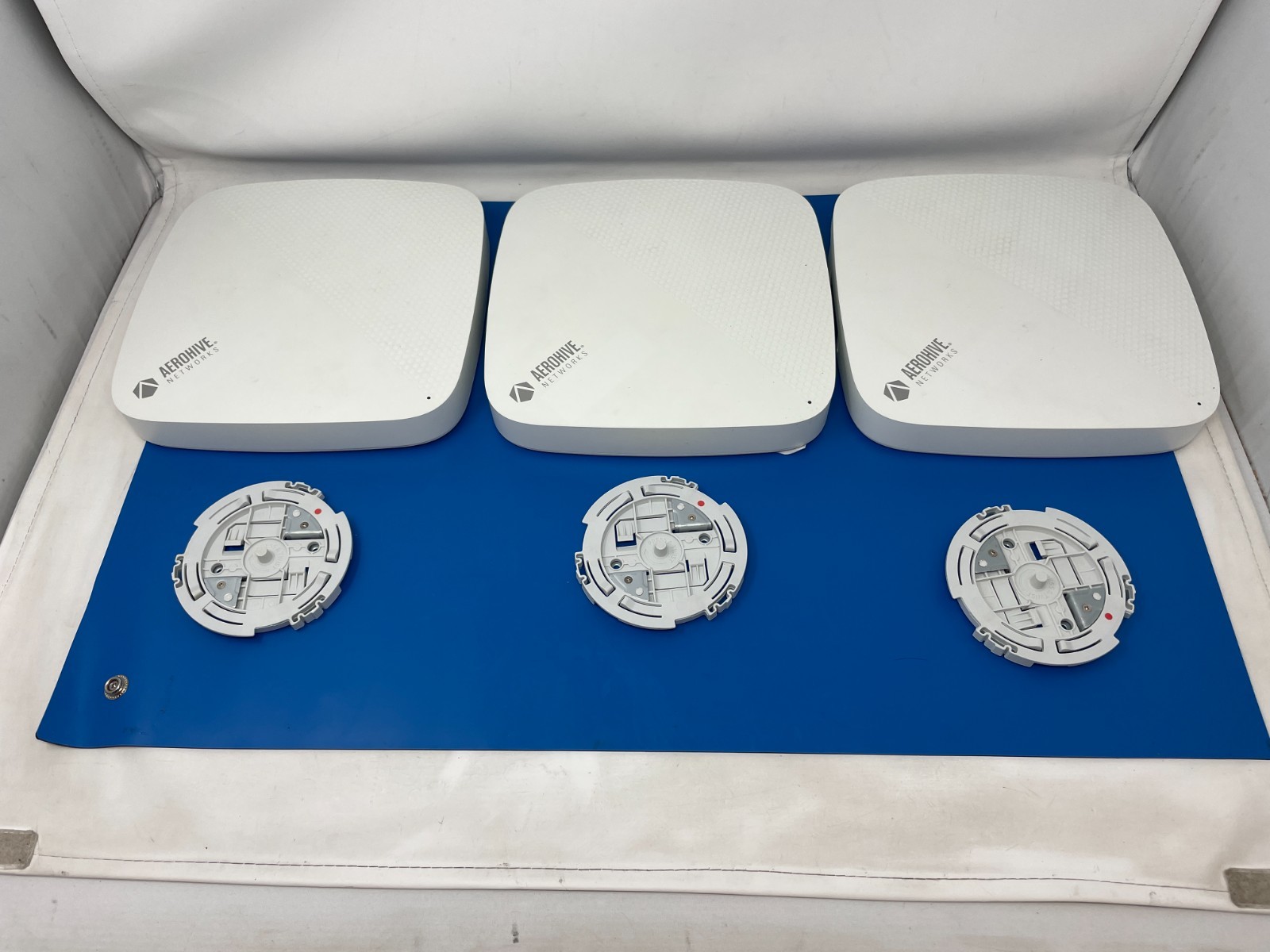 Lot of Tested 3 Aerohive AP650 802.11ac Wireless Access Points + Wall Adapters