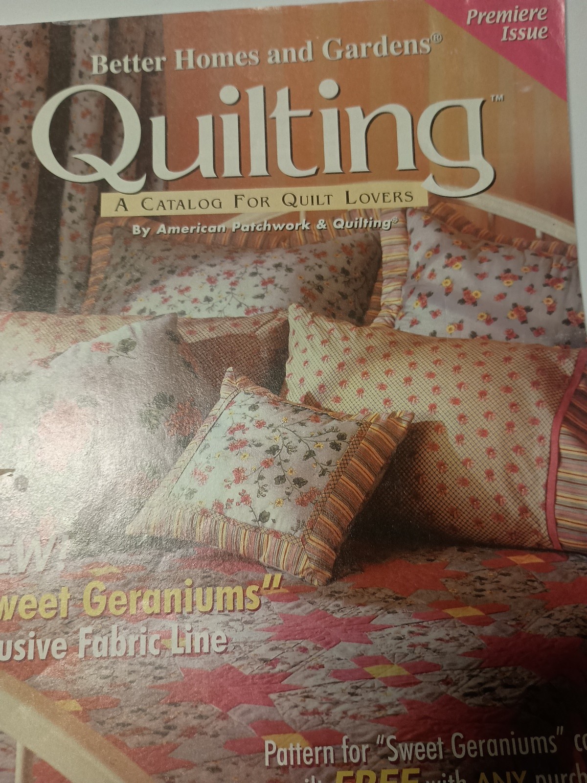 Better Homes & Gardens Quilting Catalogs Fall 2001 I1