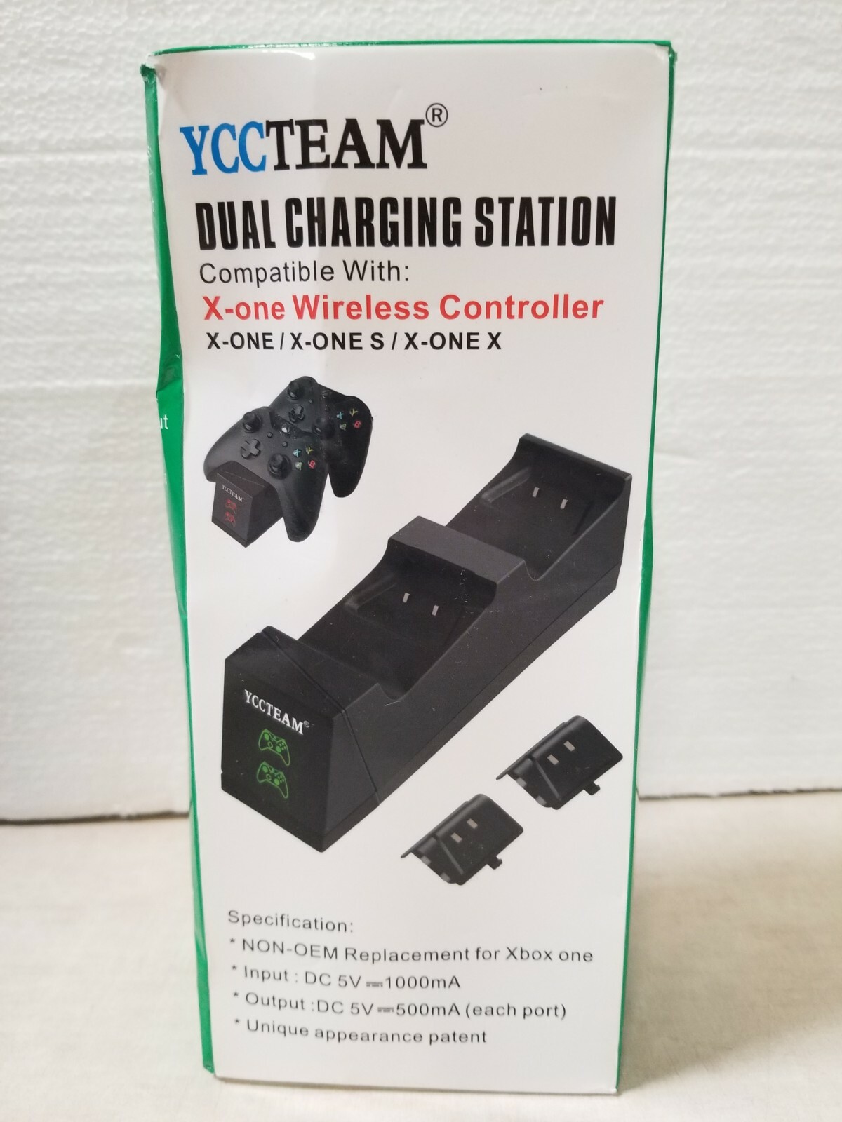 YCC Team Dual Charging Station Xbox One. Xbox One S, Xbox One X