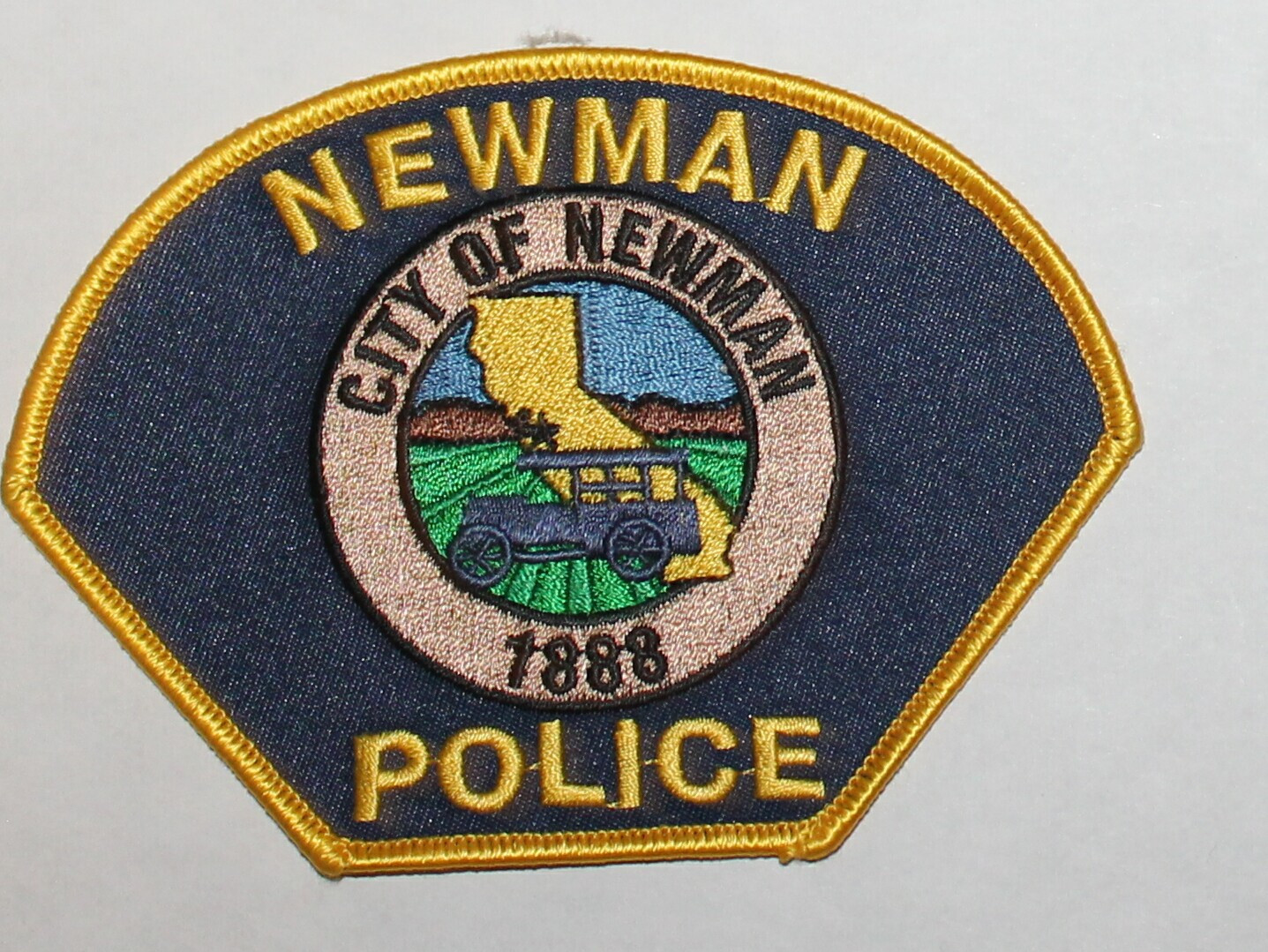 CITY OF NEWMAN POLICE Stanislaus County California CA PD TWILL Version patch
