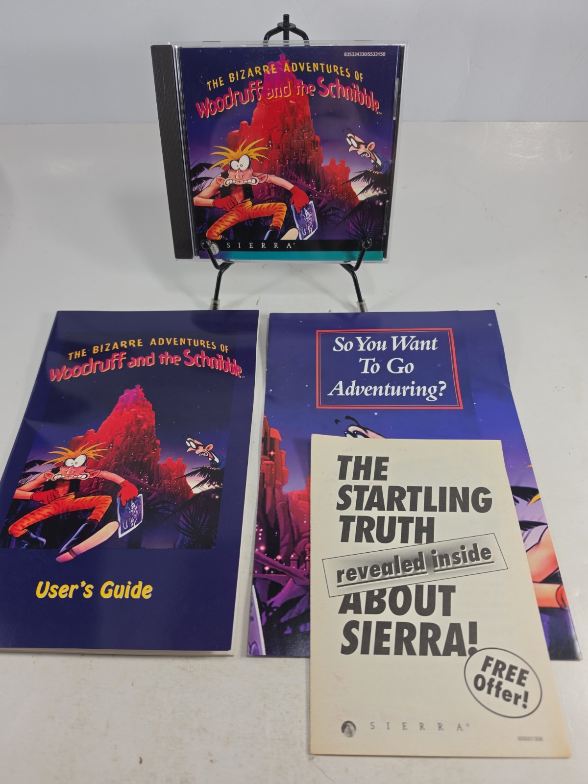 The Bizarre Adventures Of Woodruff And The Schnibble 1994 PC CD-Rom Game Sierra