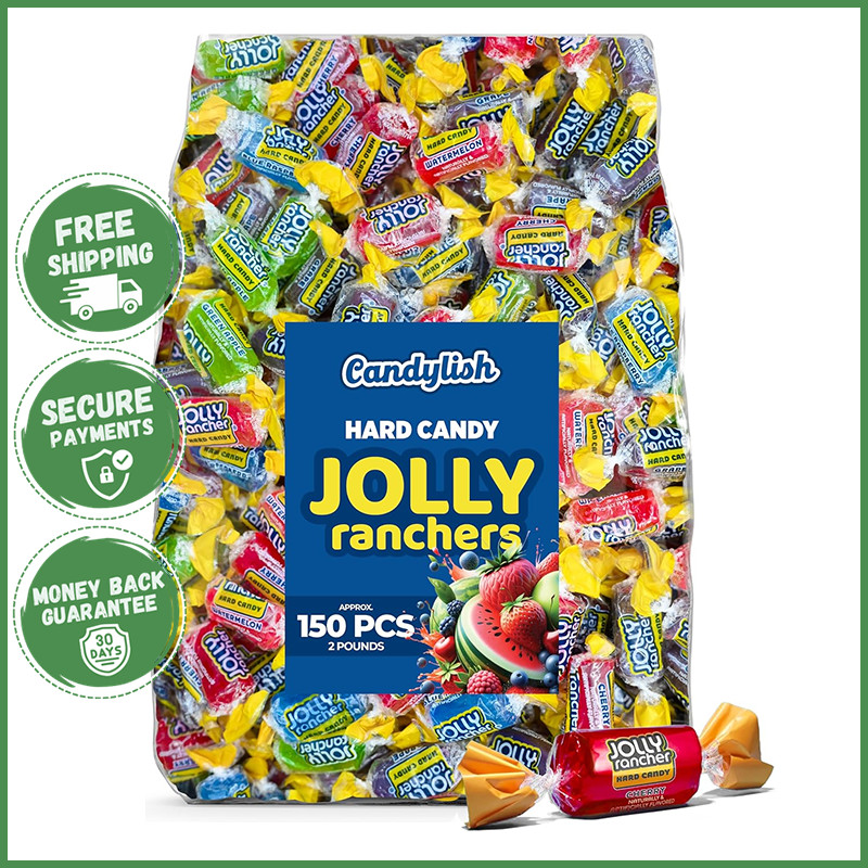 ASSORTED FRUIT JOLLY RANCHER HARD CANDY Individually Wrapped Flavored Treats 2lb
