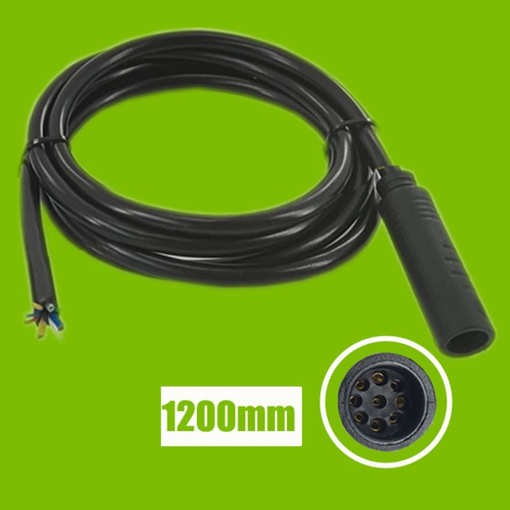 9-pin Motor Wire Ebike Motor Cable 9-core Female Wire Electric Bike Repair