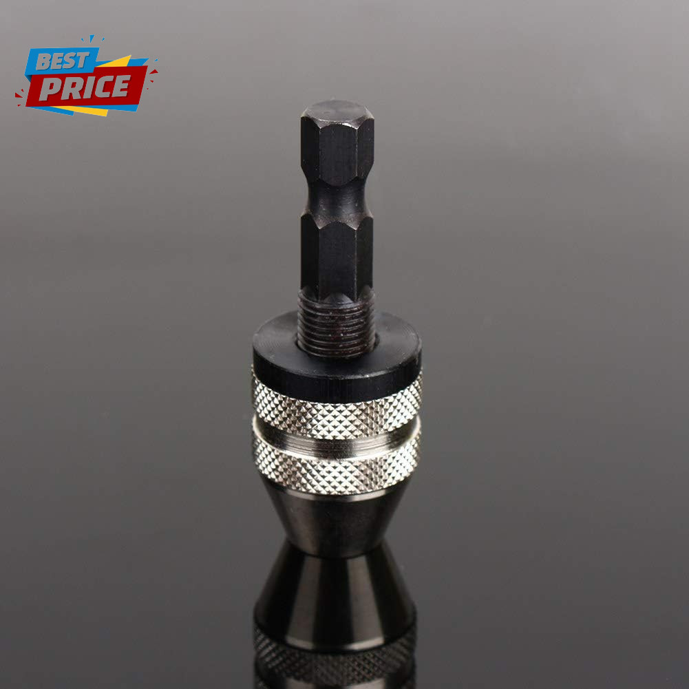 Keyless Drill Chuck Bit, 1/4" Hex Shank Drill Chuck Quick Change Adapter Convert